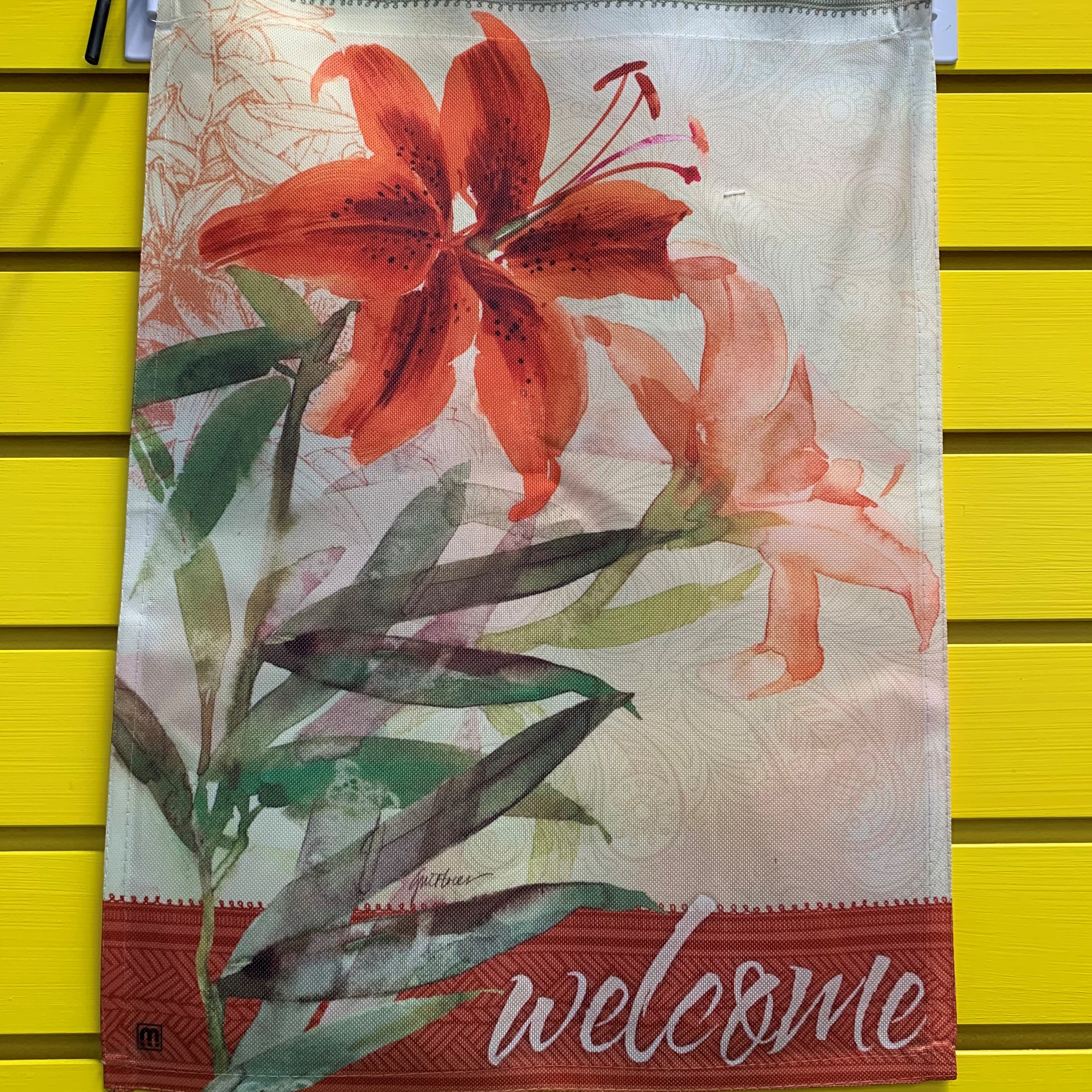 TIGER LILLY GARDEN FLAG